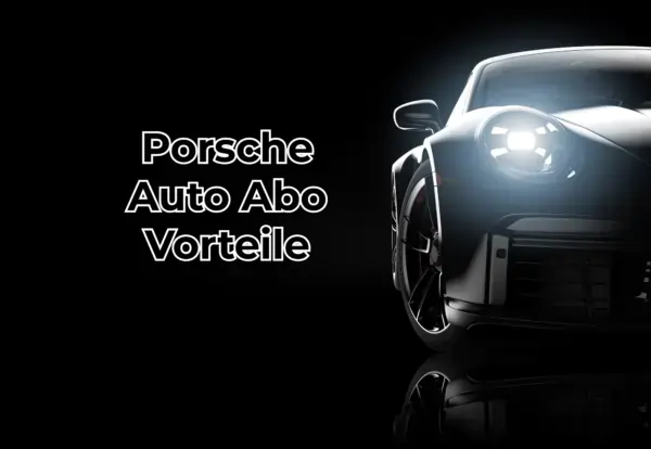 Porsche Auto Abo black