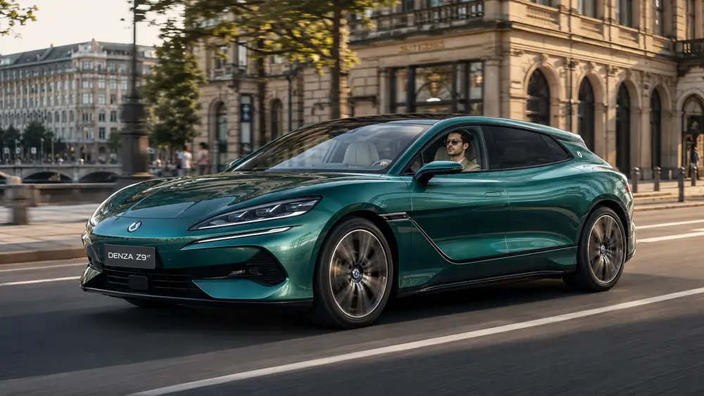 Denza Z9 GT als elektrische Premium-Limousine im Stadtverkehr