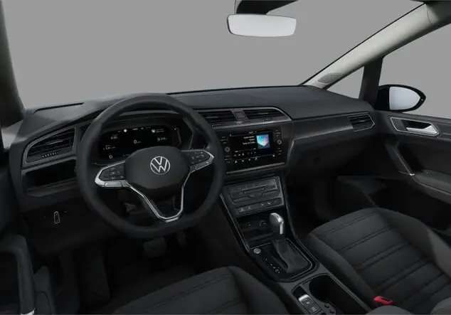 Angebotsdetails Volkswagen Touran Volkswagen Touran Highline R-Line 2.0 TDI 110 kW (150 PS) 7-Gang-DSG Delfingrau Metallic