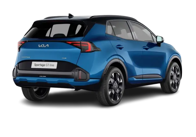 Angebotsdetails Kia Sportage 1.6 T-GDI Plug-in Hybr. Auto GT-line Blueflame Metallic mit Kontrastfarbe Schwarz