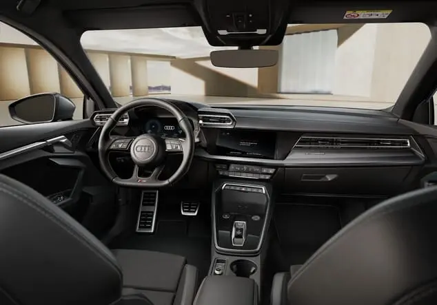 Angebotsdetails Audi A3 Audi A3 Sportback S line 35 TFSI 110 kW (150 PS) 7-Gang S tronic Mythosschwarz Metallic