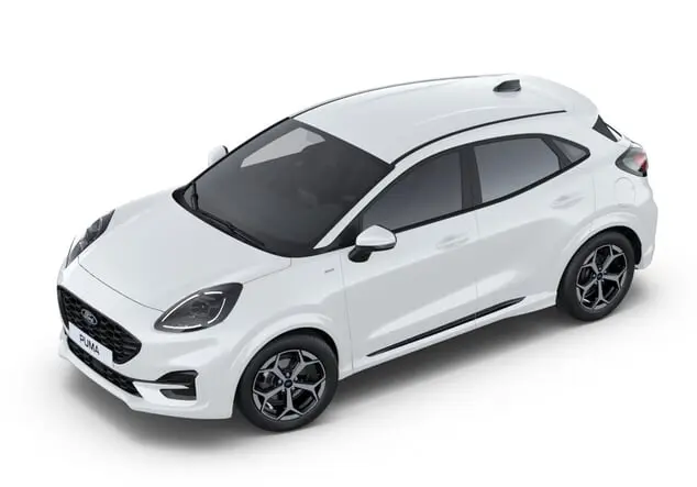 Angebotsdetails Ford Puma Ford Puma ST-Line 1.0 EcoBoost Hybrid 114 kW (155 PS) 7-Gang-Automatik Frozen White