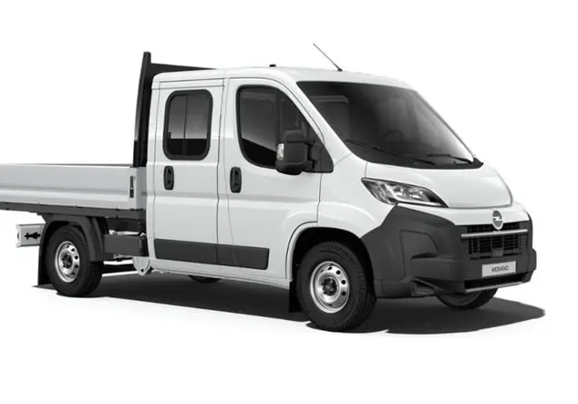 Angebotsdetails Opel Movano Opel Movano Pritschenwagen L3 3.5t verstärkt 2.2 BlueHDi 180 132 kW (180 PS) 8-Gang Automatikgetriebe Cassablanca Weiß