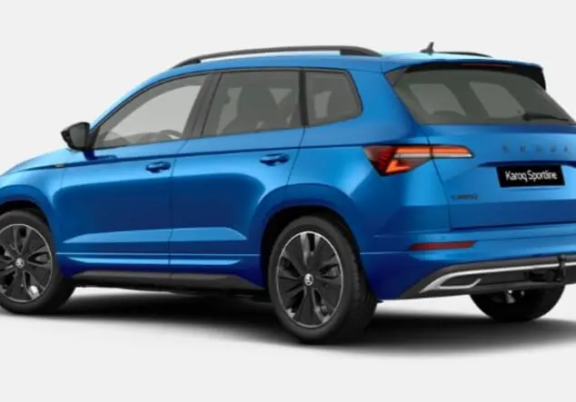 Angebotsdetails Skoda Karoq Skoda Karoq Sportline 1.5 TSI 110 kW (150 PS) 7-Gang-DSG Raceblau Metallic