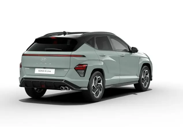 Angebotsdetails Hyundai KONA Hyundai N-Line 1.6 T-GDI 101 kW (138 PS) 7-Gang DCT Frontantrieb Mirage Green