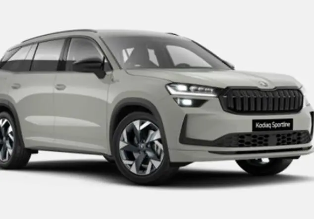 Angebotsdetails Skoda Kodiaq Skoda Kodiaq Sportline 1.5 TSI 110 kW (150 PS) 7-Gang-DSG Stahl Grau