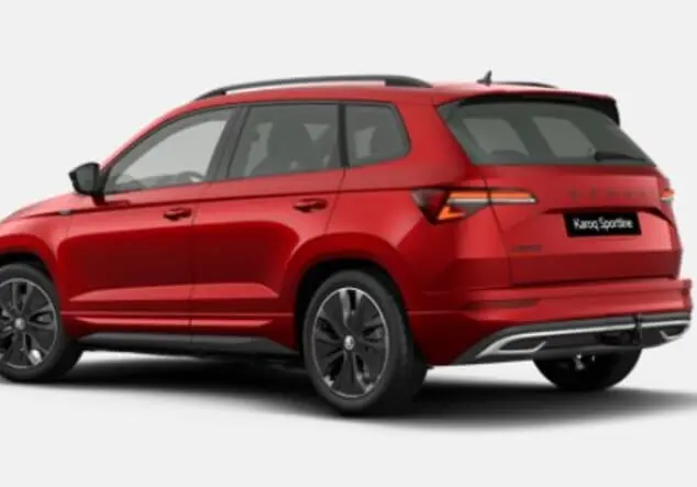 Angebotsdetails Skoda Karoq Skoda Karoq Sportline 1.5 TSI 7-Gang-DSG 110.00 kW (150 PS) Velvet Rot Metallic