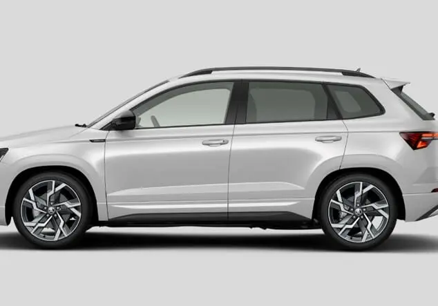 Angebotsdetails Skoda Karoq Skoda Karoq Sportline 2.0 TDI 110 kW (150 PS) 7-Gang-DSG Moon Weiß Perleffekt