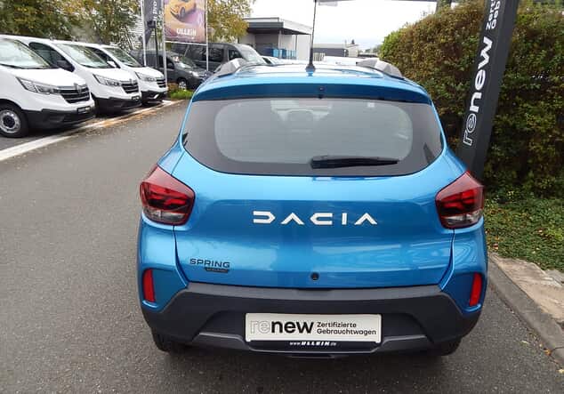 Angebotsdetails Dacia Spring Electric Essential CENOTE-BLAU