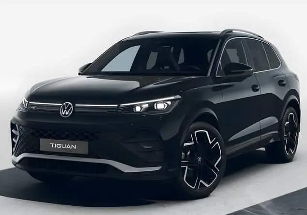 Angebotsdetails Volkswagen Tiguan R-Line 2,0 l TDI SCR 110 kW (150 PS) 7-Gang-Doppelkupplungsgetriebe Deep Black Perleffekt