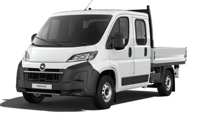 Angebotsdetails Opel Movano Opel Movano Pritschenwagen L3 3.5t verstärkt 2.2 BlueHDi 180 132 kW (180 PS) 8-Gang Automatikgetriebe Cassablanca Weiß