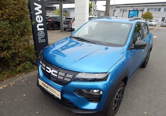 Angebotsdetails Dacia Spring Electric Essential CENOTE-BLAU