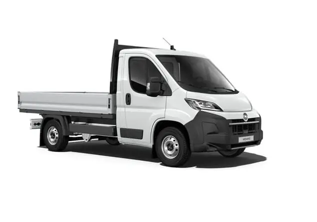 Angebotsdetails Opel Movano Opel Movano Pritschenwagen Einzelkabine L2 35 2.2 BlueHDi 140 103 kW (140 PS) 6-Gang Cassablanca Weiß