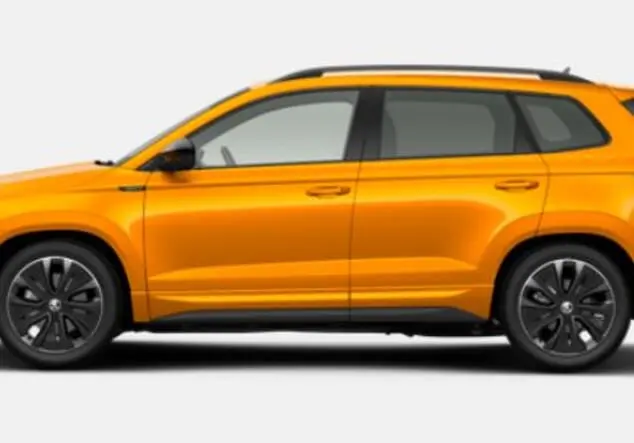 Angebotsdetails Skoda Karoq Skoda Karoq Sportline 1.5 TSI 7-Gang-DSG 110.00 kW (150 PS) Phoenix Orange Metallic