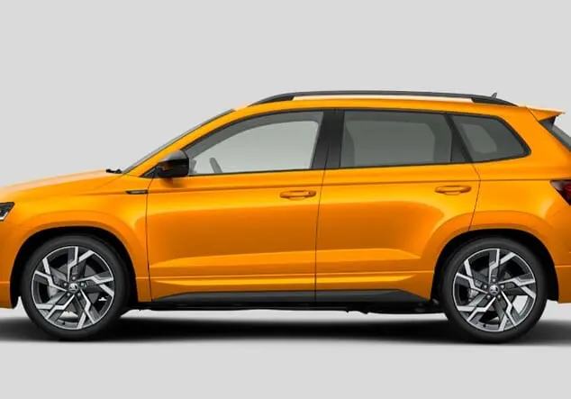Angebotsdetails Skoda Karoq Skoda Karoq Sportline 2.0 TDI 110 kW (150 PS) 7-Gang-DSG Phoenix Orange Premium Metallic