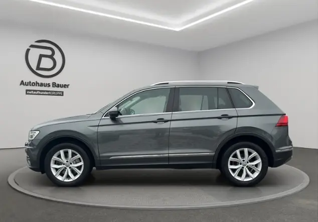 Angebotsdetails Volkswagen Tiguan 2.0 TSI Highline 4Motion Grau (Indiumgrau Metallic)