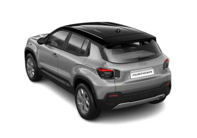 Angebotsdetails Jeep Avenger Jeep Avenger Altitude 1.2 E-Hybrid 74 kW (100 PS) 6-Stufen-DCT Granite Grey Metallic (Dach in Volcano Black)