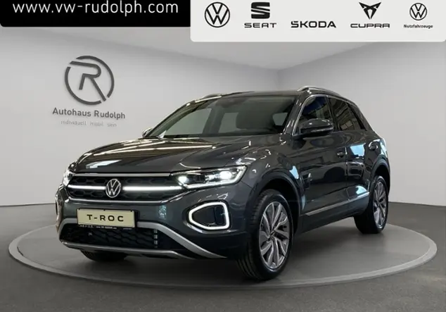 Angebotsdetails Volkswagen T-Roc Style 1.5 TSI STANDHEIZUNG Grau (Indiumgrau Metallic)
