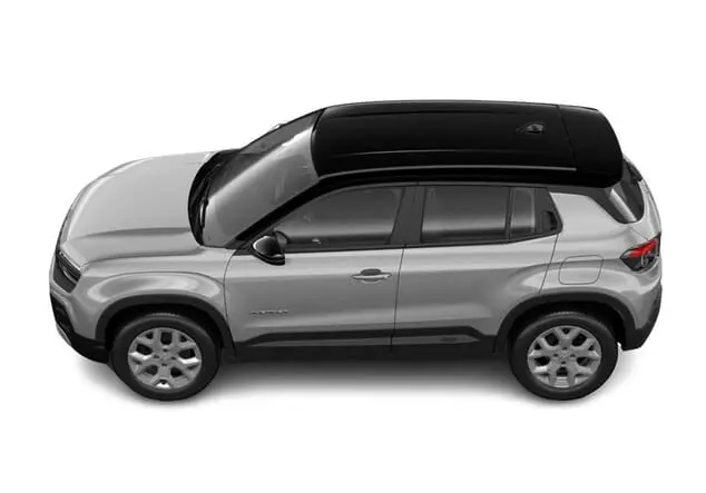 Angebotsdetails Jeep Avenger Jeep Avenger Altitude 1.2 E-Hybrid 74 kW (100 PS) 6-Stufen-DCT Granite Grey Metallic (Dach in Volcano Black)