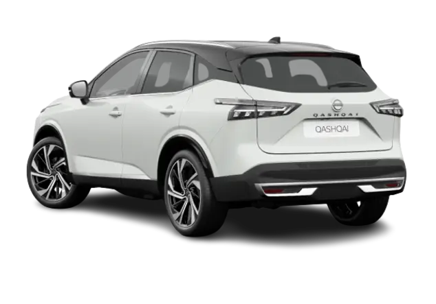 Angebotsdetails Nissan Qashqai 1.3 DIG-T MHEV 158PS Xtronic Tekna Pearl White Pearleffect / Dach Black Metallic