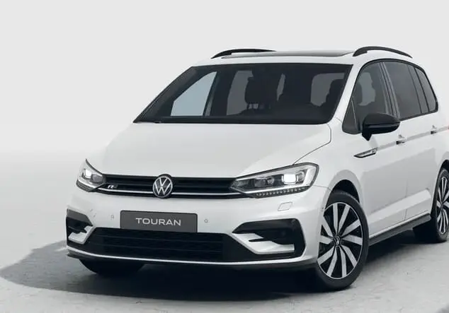 Angebotsdetails Volkswagen Touran Volkswagen Touran Highline R-Line 1.5 TSI 110 kW (150 PS) 7-Gang-DSG Onyx-Weiß Perleffekt