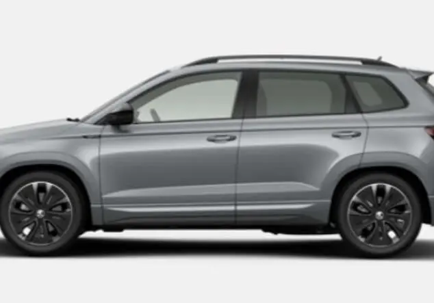 Angebotsdetails Skoda Karoq Skoda Karoq Sportline 2.0 TSI 7-Gang-DSG 140.00 kW (190 PS) Brilliant Silber Metallic