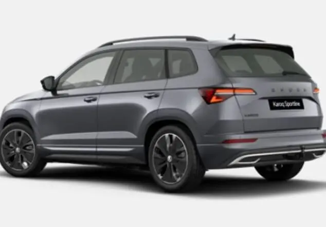 Angebotsdetails Skoda Karoq Skoda Karoq Sportline 2.0 TSI 7-Gang-DSG 140.00 kW (190 PS) Graphite-Grau Metallic