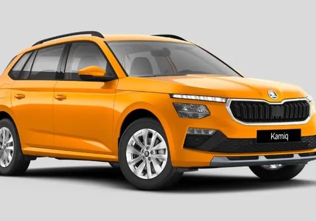 Angebotsdetails Skoda Kamiq Skoda Kamiq Selection 1.0 TSI 85 kW (116 PS) 7-Gang-DSG Phoenix Orange Metallic