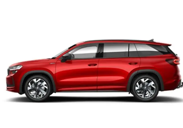 Angebotsdetails Skoda Kodiaq Skoda Kodiaq Sportline 2.0 TSI 150 kW (204 PS) 7-Gang-DSG Velvet Rot Premium Metallic