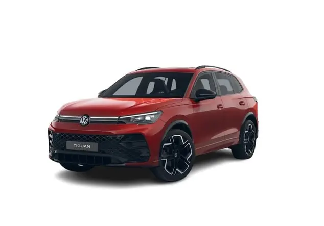 Angebotsdetails Volkswagen Tiguan Volkswagen Tiguan R-Line 1.5 TSI 110 kW (150 PS) 7-Gang-DSG Persimmon Red Metallic