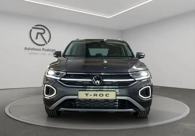 Angebotsdetails Volkswagen T-Roc Style 1.5 TSI STANDHEIZUNG Grau (Indiumgrau Metallic)