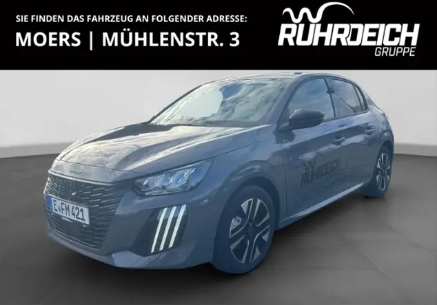 Angebotsdetails Peugeot 208 Allure PureTech 100 +360 CAM+LED+SHZ+NAV+CarPlay+Klimaautom.+ Selenium grau