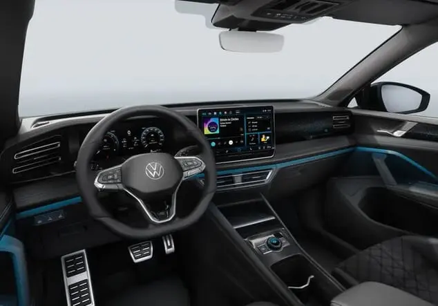 Angebotsdetails Volkswagen Tiguan Volskwagen Tiguan R-Line 1.5 TSI 110 kW (150 PS) 7-Gang-DSG Cipressino-Grün Metallic