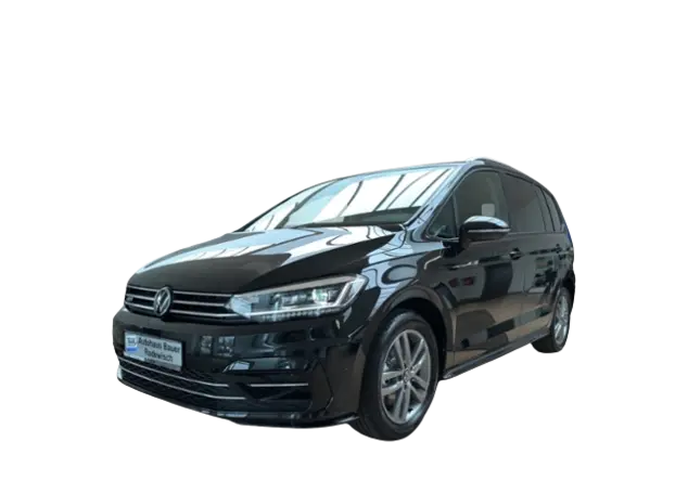 Angebotsdetails Volkswagen Touran 1.5TSI DSGR-Line RfK Schwarz (Grenadillschwarz Metallic)