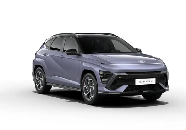 Angebotsdetails Hyundai KONA Hyundai N-Line 1.6 T-GDI 101 kW (138 PS) 7-Gang DCT Frontantrieb Meta Blue Pearl