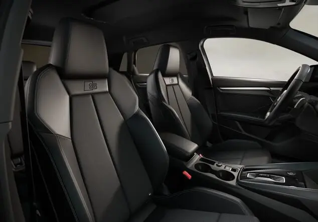 Angebotsdetails Audi A3 Audi A3 Sportback S line 35 TFSI 110 kW (150 PS) 7-Gang S tronic Mythosschwarz Metallic