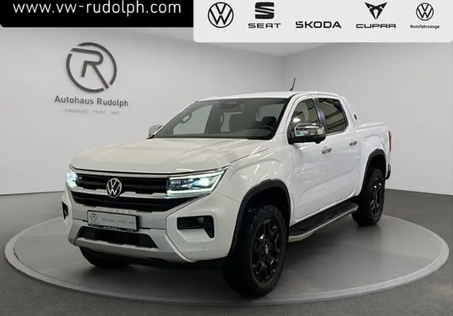 Angebotsdetails Volkswagen Amarok 3.0 TDI 4Motion Aventura DC +NAVI+AHK+SOU WeiÃ (Clear White)