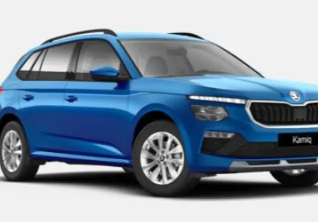 Angebotsdetails Skoda Kamiq Skoda Kamiq Selection 1.0 TSI 85 kW (116 PS) 7-Gang-DSG Race-Blau Metallic