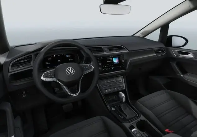 Angebotsdetails Volkswagen Touran Volkswagen Touran Highline R-Line 1.5 TSI 110 kW (150 PS) 7-Gang-DSG Onyx-Weiß Perleffekt