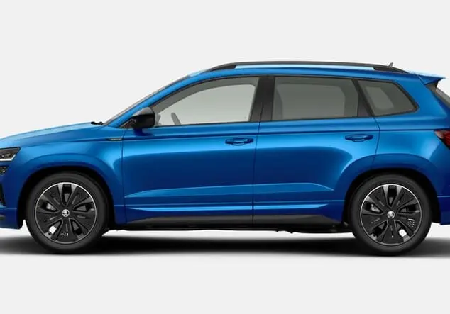 Angebotsdetails Skoda Karoq Skoda Karoq Sportline 2.0 TDI 110 kW (150 PS) 7-Gang-DSG Race Blau Metallic