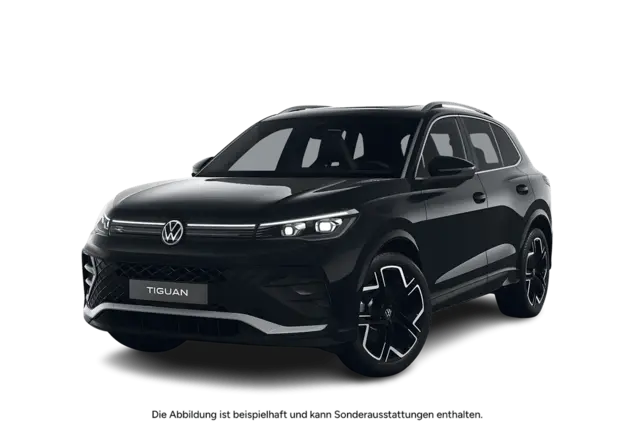 Angebotsdetails Volkswagen Tiguan Volkswagen Tiguan R-Line 2.0 TSI 195 kW (265 PS) 7-Gang-DSG 4MOTION Delfingrau Metallic