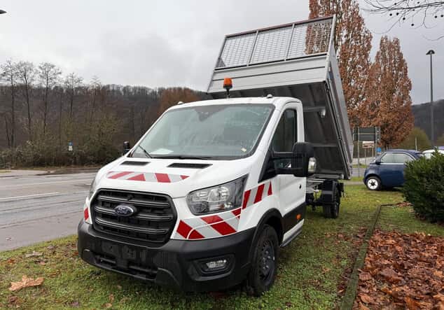 Angebotsdetails Ford Transit Einzelkabine Trend 350 L3 - Drei-Seiten-Kipper Umbau Frost Weiß