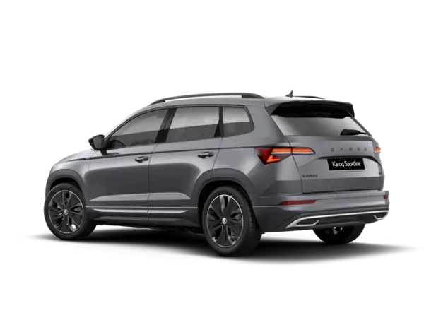 Angebotsdetails Skoda Karoq Sportline, 1.5 TSI, 110 kW, 7-Gang DSG, Front Graphite-Grau Metallic
