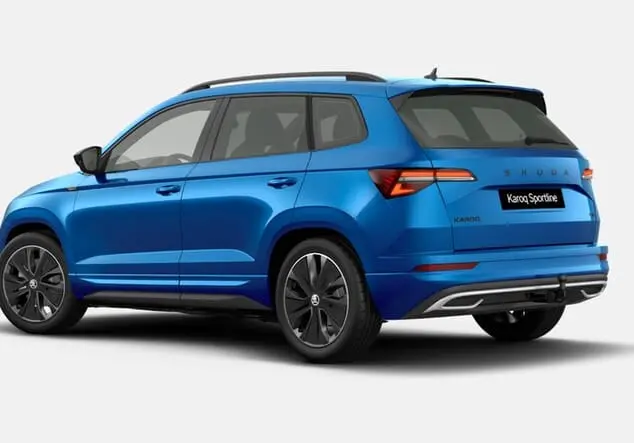 Angebotsdetails Skoda Karoq Skoda Karoq Sportline 2.0 TDI 110 kW (150 PS) 7-Gang-DSG Race Blau Metallic