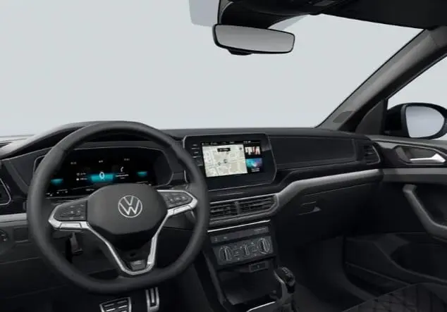 Angebotsdetails Volkswagen T-Cross Volkswagen T-Cross R-Line 1.5 l TSI 7-Gang-DSG 110.00 kW (150 PS) Deep Black Perleffekt