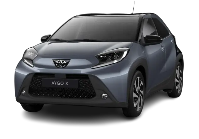 Angebotsdetails Toyota Aygo X 1.0-l-VVT-i Teamplayer celestite grey metallic, Dach mysticschwarz mica