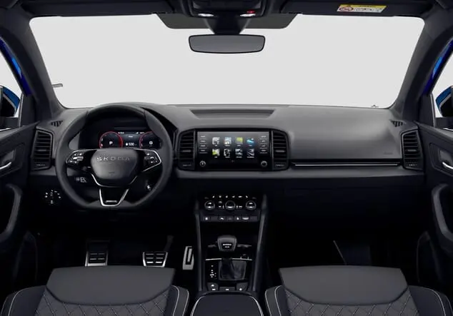 Angebotsdetails Skoda Karoq Skoda Karoq Sportline 2.0 TDI 110 kW (150 PS) 7-Gang-DSG Race Blau Metallic