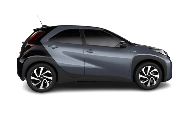 Angebotsdetails Toyota Aygo X 1.0-l-VVT-i Teamplayer celestite grey metallic, Dach mysticschwarz mica
