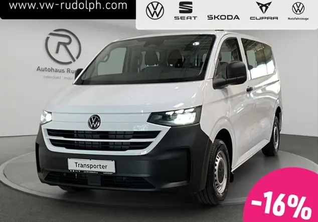 Angebotsdetails Volkswagen T7 Transporter Kombi 2.0 TDI 8-Gang-Automatikget WeiÃ (Clear White)