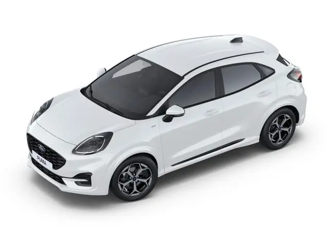 Angebotsdetails Ford Puma Ford Puma ST-Line 1.0 EcoBoost Hybrid 114 kW (155 PS) 7-Gang-Automatik Frozen White